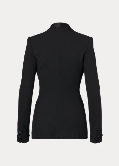 Chaqueta Smoking Ralph Lauren Mujer Negros - Sawyer Wool - MWQKL0284